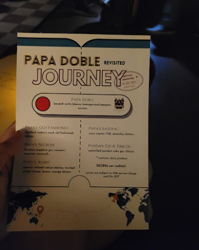 Papa Doble Singapore - Hospitality and gastronomy