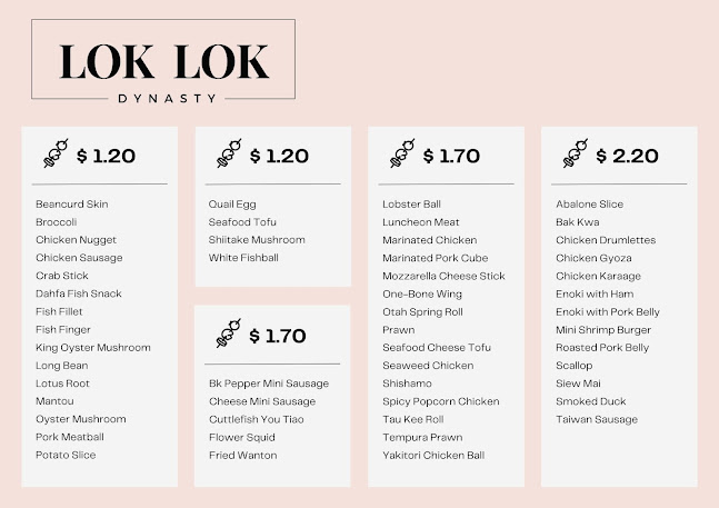 Opinii despre Lok Lok Dynasty în Singapore - Hospitality and gastronomy