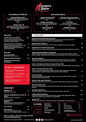 Huber's Bistro - Hospitality and gastronomy