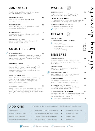 6 Letter Brunch - Hospitality and gastronomy