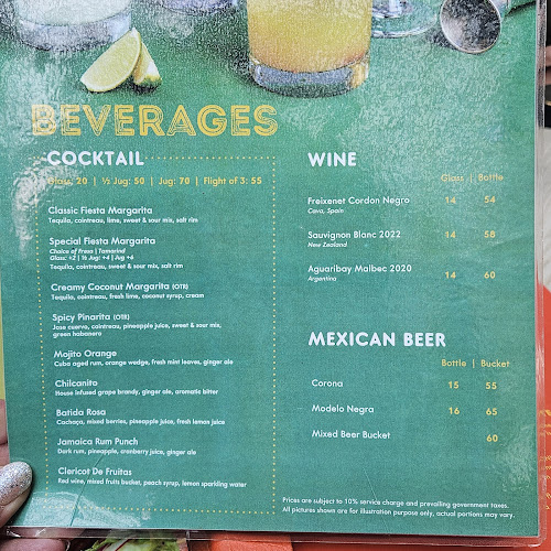 Opinii despre TONITO Latin American Kitchen @ Jewel în Singapore - Hospitality and gastronomy