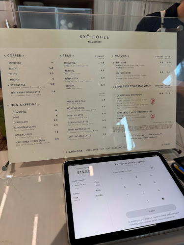 Opinii despre KYŌ KOHEE Asia Square Tower 1 în Singapore - Hospitality and gastronomy