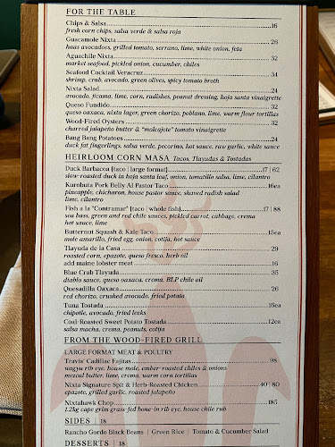 Nixta Mexican Grill & Bar - Singapore