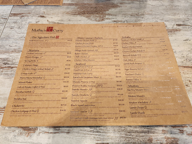 Comentarii opinii despre Muthu's Curry