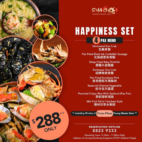SHAO 燒 @ Holland Village | Modern Teochew Tapas 潮汕小馆