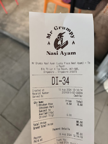 Comentarii opinii despre Mr Grumpy Nasi Ayam (Lucky Plaza Nasi Ayam Goreng) - Toa Payoh