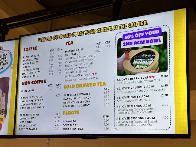 Overscoop (Orchard Central): Freshly Made Waffles - Hospitality and gastronomy