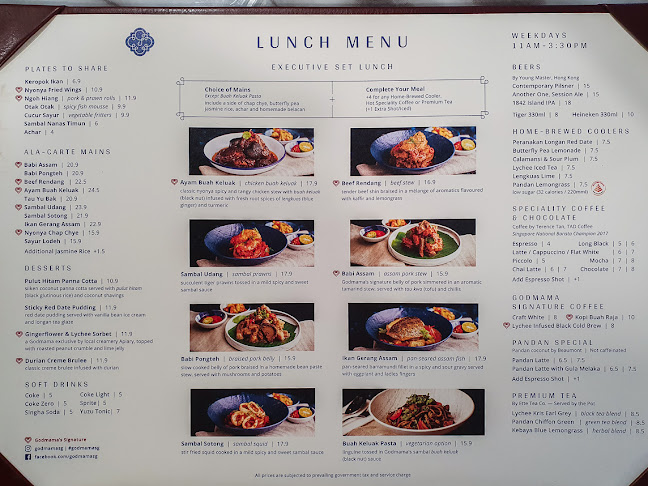 Opinii despre Godmama at Parkway Parade - Modern Peranakan Restaurant Singapore în Singapore - Hospitality and gastronomy