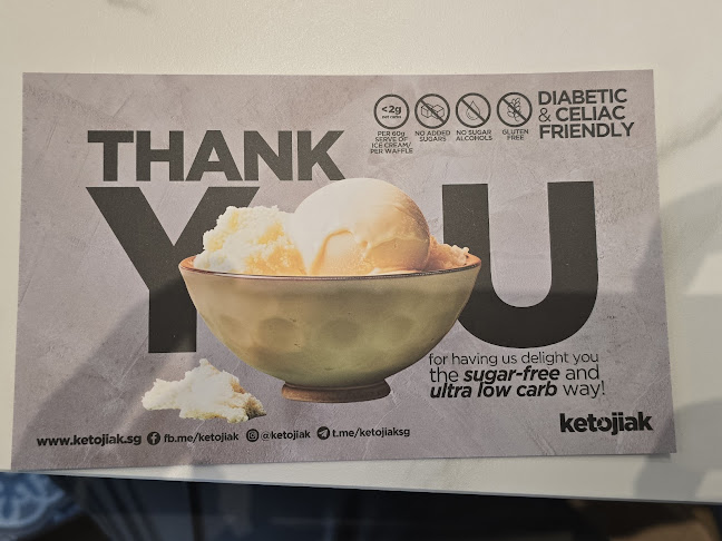 Opinii despre Ketojiak Ice Creams, Waffles & Bakes (Sugar-Free, Ultra Low Carb, Diabetic & Keto Friendly) în Singapore - Hospitality and gastronomy