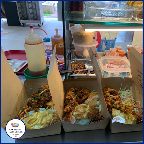 Lavender Nasi Lemak - Thai inspired