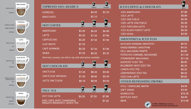 Opinii despre PAUL Le Café în Singapore - Hospitality and gastronomy