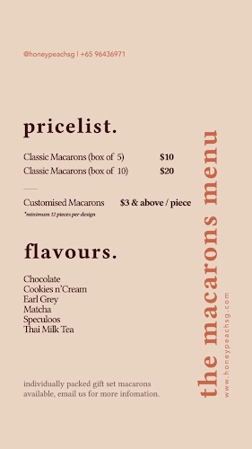 Opinii despre Honeypeachsg Bakery în Singapore - Hospitality and gastronomy