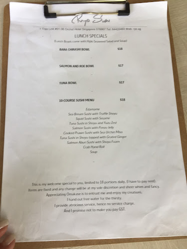 Ryo Sushi - Singapore