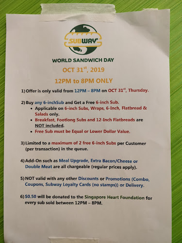 Subway @ City Square Mall - Singapore