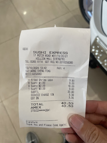 Sushi Express - Hillion Mall - Singapore