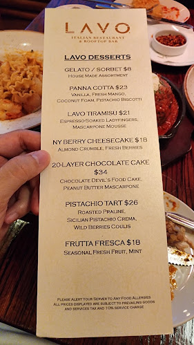 LAVO Italian Restaurant And Rooftop Bar - Singapore