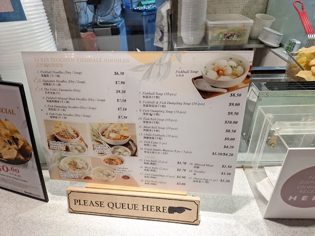 LiXin Teochew Fishball Noodles - Causeway Point - Singapore