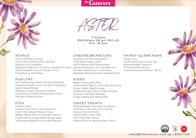 Opinii despre The Caterers Pte Ltd în Singapore - Hospitality and gastronomy