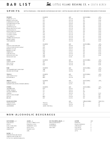 Little Island Brewing Co @ South Beach - Hospitality and gastronomy