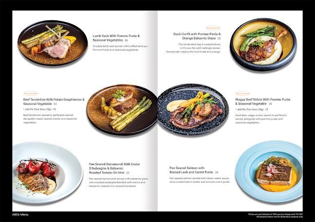 Opinii despre Allo French Restaurant în Singapore - Hospitality and gastronomy