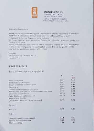 Jentan's Kitchen (The Pizza Lady) - Singapore