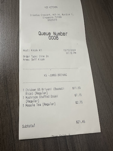 Opinii despre Jumbo Briyani (Indian Food - Woodlands) (Viokitchen) în Singapore - Hospitality and gastronomy