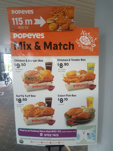 Opinii despre Popeyes Kallang Wave Mall în Singapore - Hospitality and gastronomy