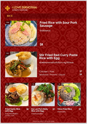 Opinii despre I Love Sukhothai - Lim Bang Shopping Centre în Singapore - Hospitality and gastronomy