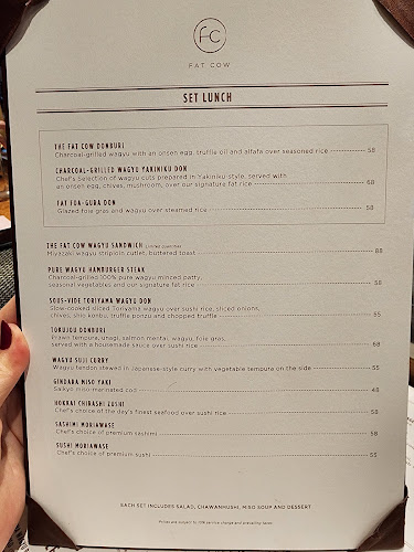 Fat Cow - Japanese Wagyu @ Camden Medical Centre - Hospitality and gastronomy